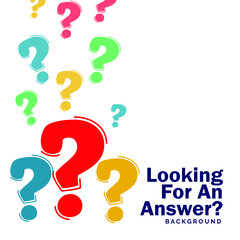 looking for an answer background template