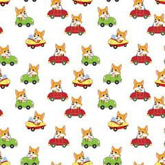 seamless pattern with cute ornament
