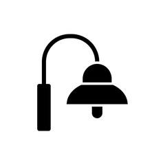 garden lamp icon vector symbol template