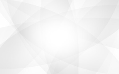 Abstract geometric white and gray curve line gradient Background. with space for concept design Technology and modern.
