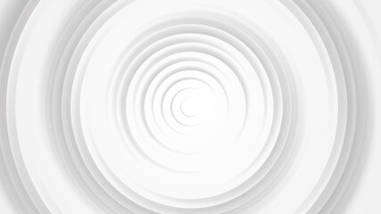 Fototapeta premium White gray circles abstract background.3D illustration with paper cut style.