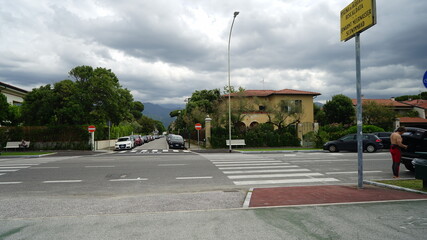In the city of Forte dei marmi