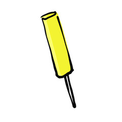 カラフルなアイスバーのイラスト