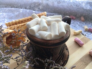 still life with a cup of coffee
