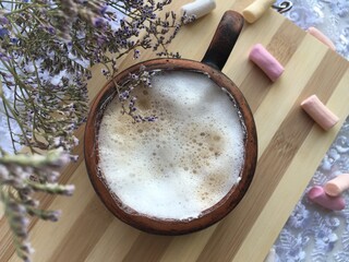 still life with a cup of coffee