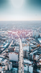 aerial view of singapore