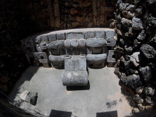 Chaac dios de la lluvia, dios de la lluvia, Uxmal, México / Chaac god of rain, god of rain, Uxmal, Mexico, Tren Maya