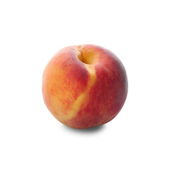 Fototapeta na wymiar Delicious ripe juicy peach isolated on white