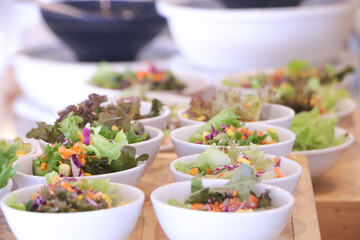 Salad  fresh at Restaurant
