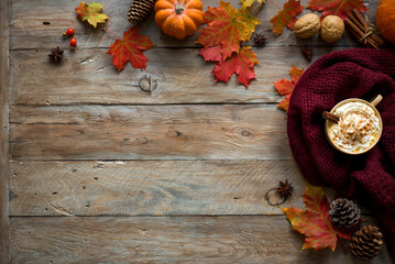 Autumn Pumpkin Spice Latte