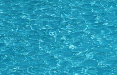 Beauty waters in swimming pool on african Sal island in Cape Verde