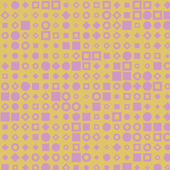 Abstract Color Halftone Dots generative art background illustration