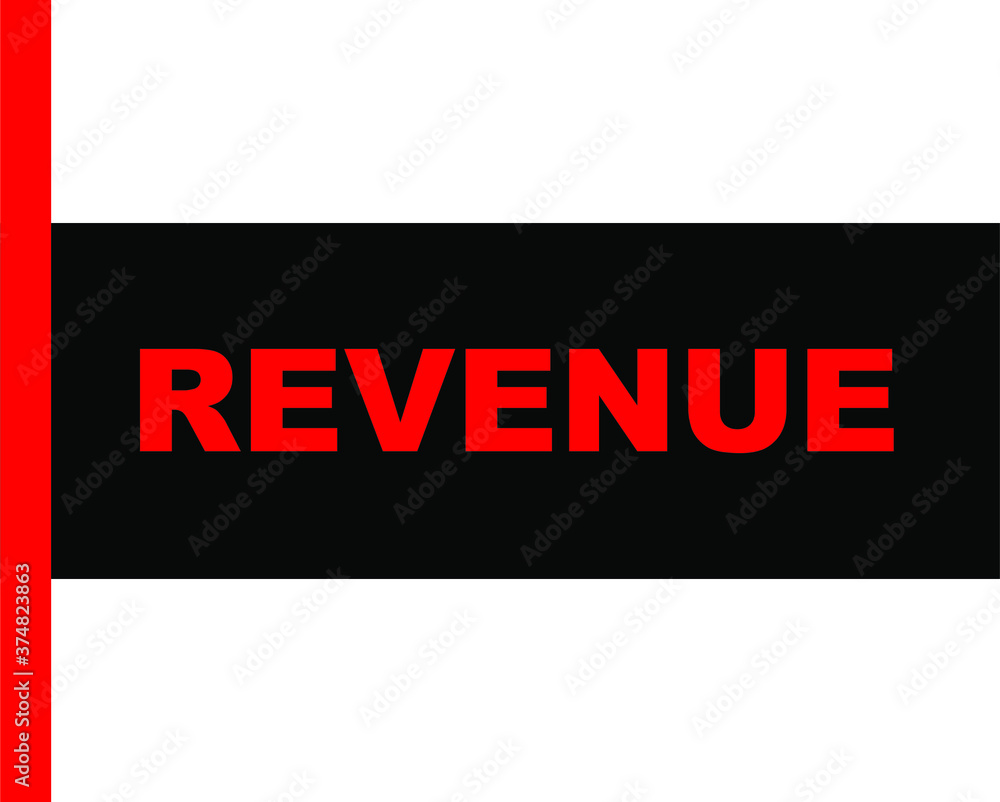 Canvas Prints BLACK BACTOR BANNER REVENUE