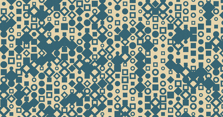 Fototapeta premium Abstract Color Halftone Dots generative art background illustration