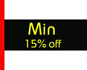 BLACK BACTOR BANNER Min 15% off