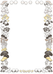 きのこのフレーム