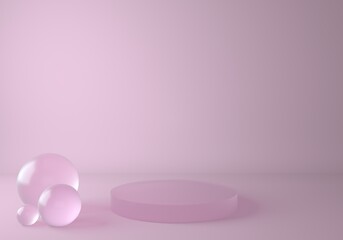 3d abstract background, mock up scene geometry shape podium for product display.