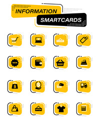 Shop icons set