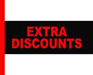 BLACK BACTOR BANNER EXTRA DISCOUNTS