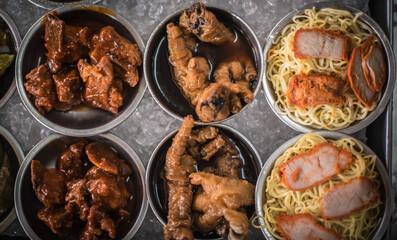 Chinese Dim Sum Breakfast in Betong District, Yala Province, Thailand