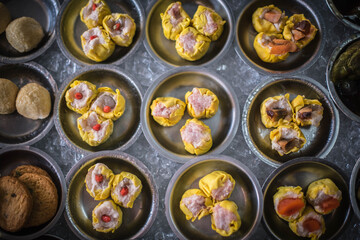 Chinese Dim Sum Breakfast in Betong District, Yala Province, Thailand