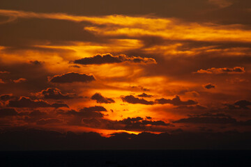 sunset at the beach