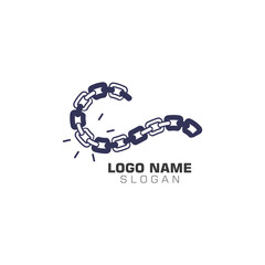Chain Business Logo abstract unity vector design template