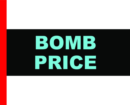 Black Vector Banner bomb price