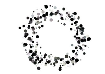 ドット　フレーム　枠　丸枠　粒々