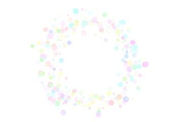 丸枠 丸フレーム　模様　カラフル