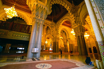 Mezquita Hassan II.Casablanca(Dar-el-Beïda). Marruecos. Magreb. Africa.