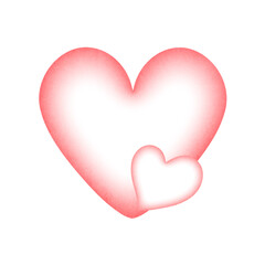 ハートをモチーフにした背景素材