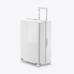Suitcase mockup on white background