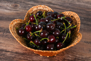 Ripe sweet tasty cherry  berry