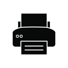 printer icon vector illustration