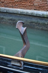 
wooden element of the gondolas called "forcola" to support the oar during rowing