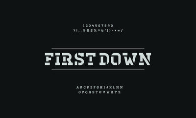 Futuristic alphabet collection. Modern abstract typography. Technology font style.