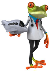 Frog doctor - 3D Illustration