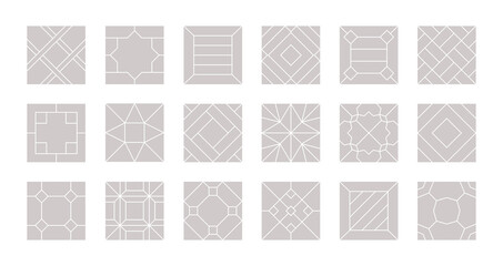 Floor seamless. Tiles design for parquet laminate vector pattern floor collection. Illustration laminate pattern and texture flooring surface