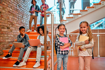 Children at school