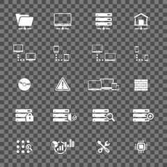 Web Hosting Icon Set