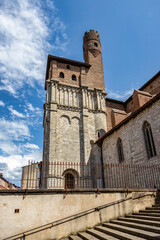 The Saint-Salvi Collegiate Church in Albi, France. A World Heritage Site since 2010.