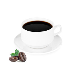 Coffee mug isolated on white background