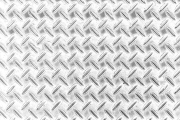 Silver diamond plate texture and background seamless