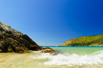 beach and tropical sea. Koh Samui