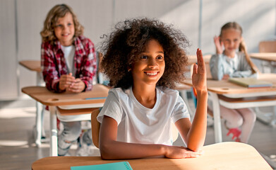 Children at school