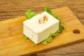 Greek traditional soft feta cheese