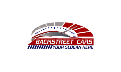 editable automotive logo design