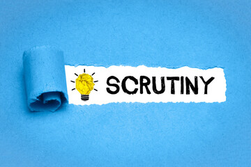 Scrutiny