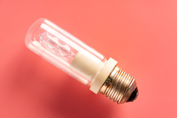 A variety of lighting bulb. Retro incandescent, halogen and mercury